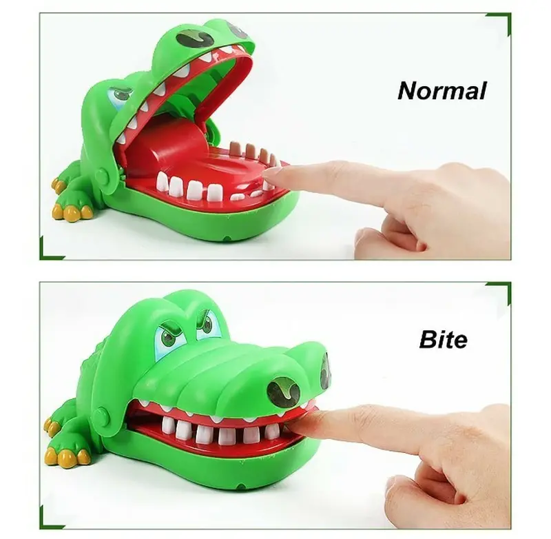 Jeu de Dents de Crocodile Enfants,Dents de Crocodile de Jeu pour