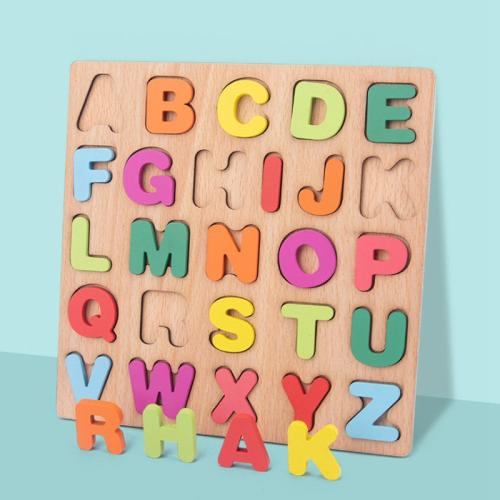 Puzzle d'apprentissage Montessori L'Alphabet en bois