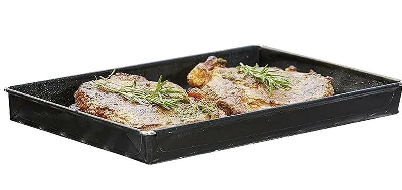 Plateau de cuisson antiadhésif pour barbecue 